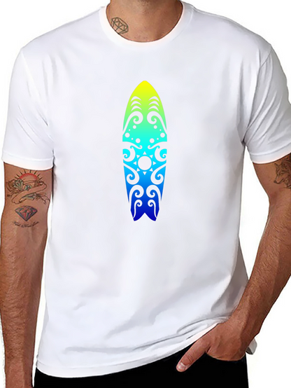 Surfboard Graphic Black T-Shirt