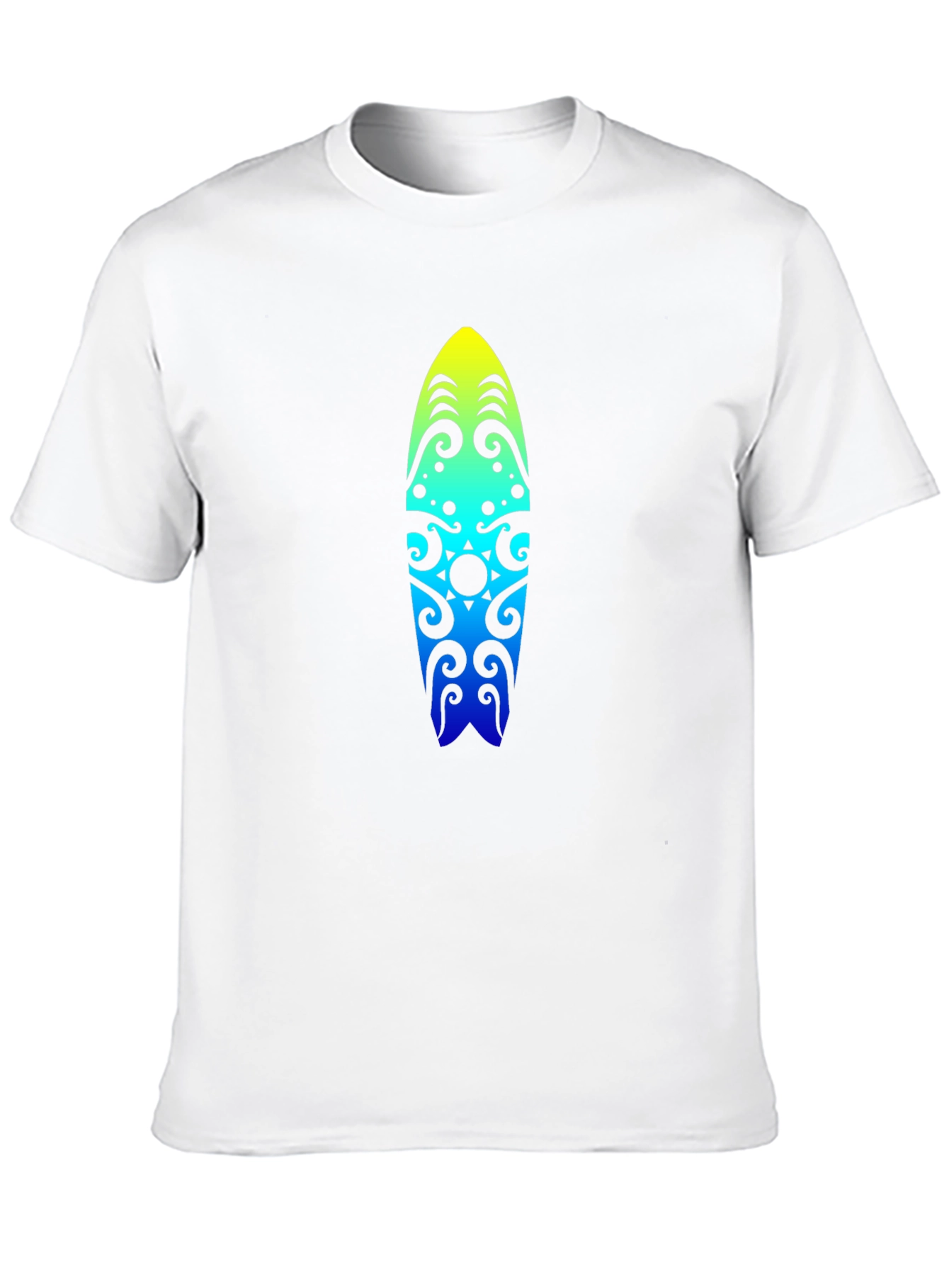 Surfboard Graphic Black T-Shirt