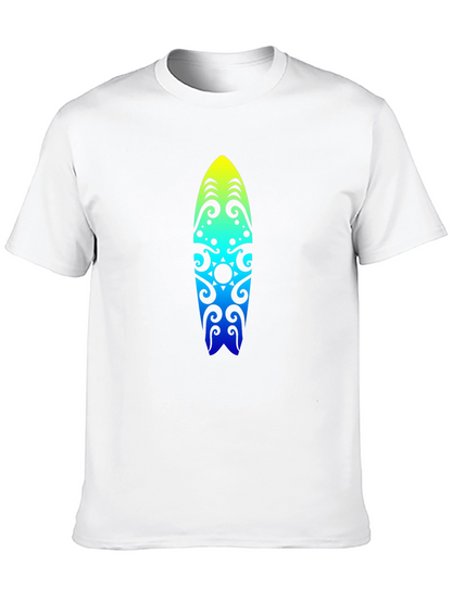 Surfboard Graphic Black T-Shirt