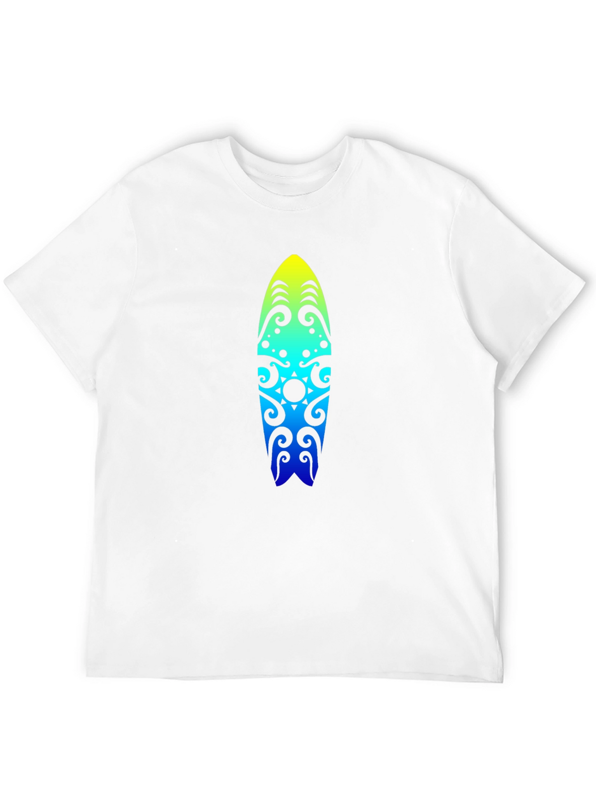 Surfboard Graphic Black T-Shirt