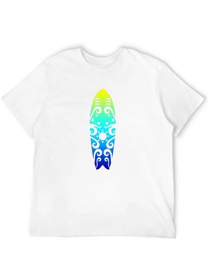 Surfboard Graphic Black T-Shirt