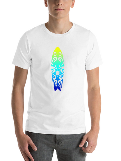 Surfboard Graphic Black T-Shirt