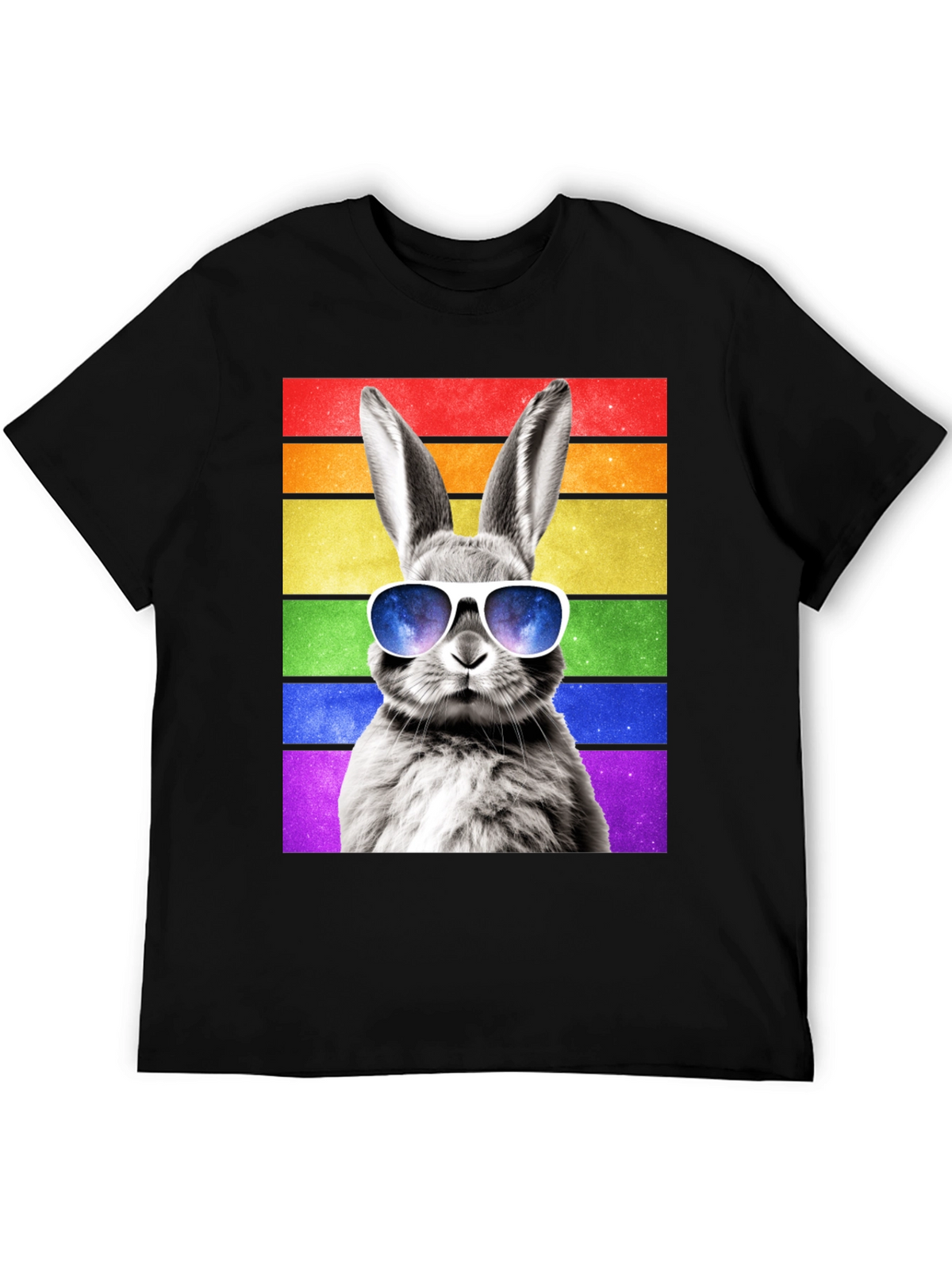 Rainbow Bunny Graphic Tee