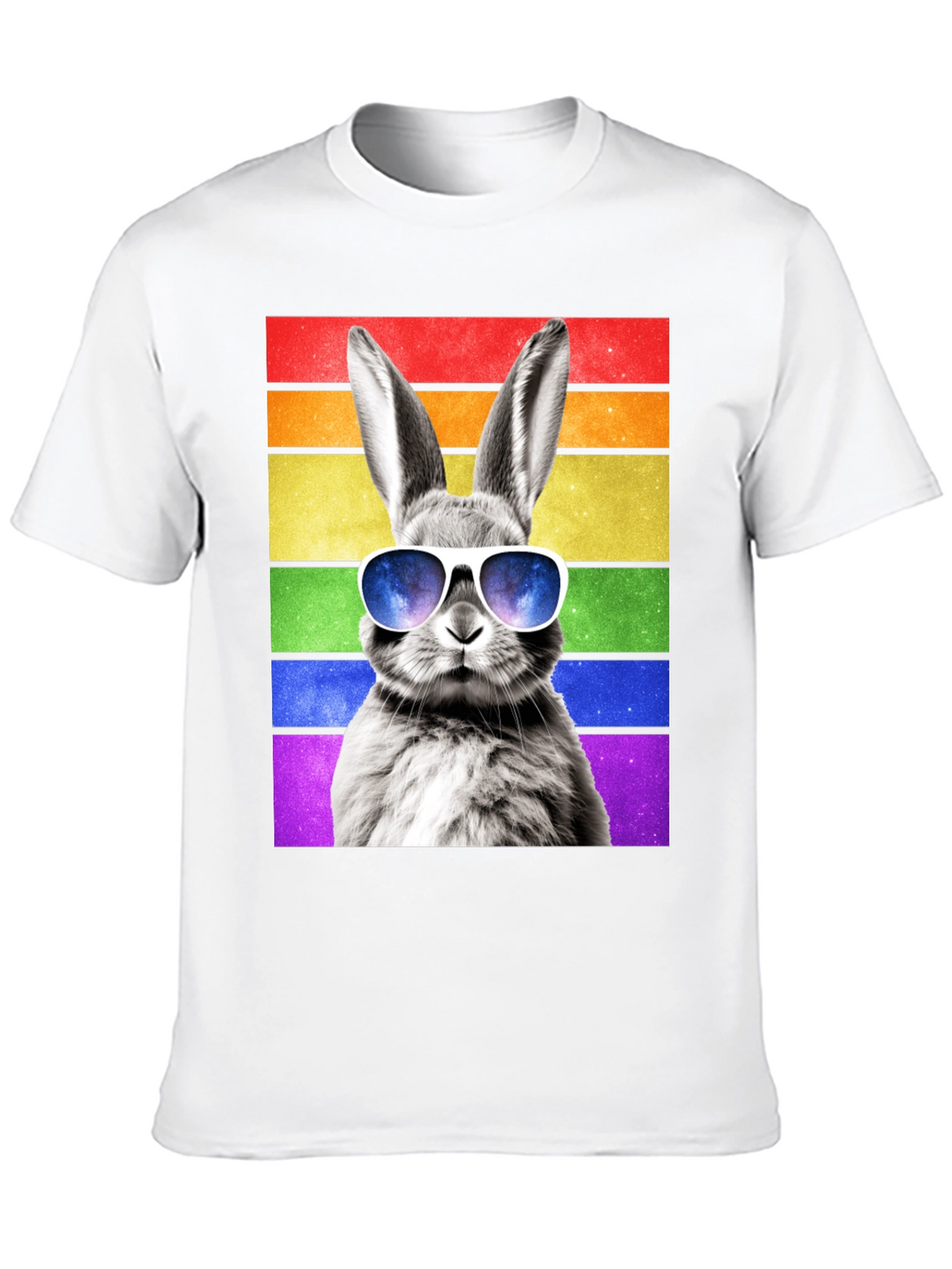 Rainbow Bunny Graphic Tee