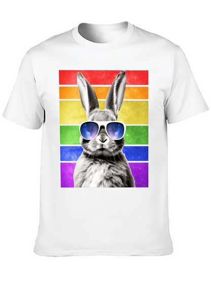 Rainbow Bunny Graphic Tee