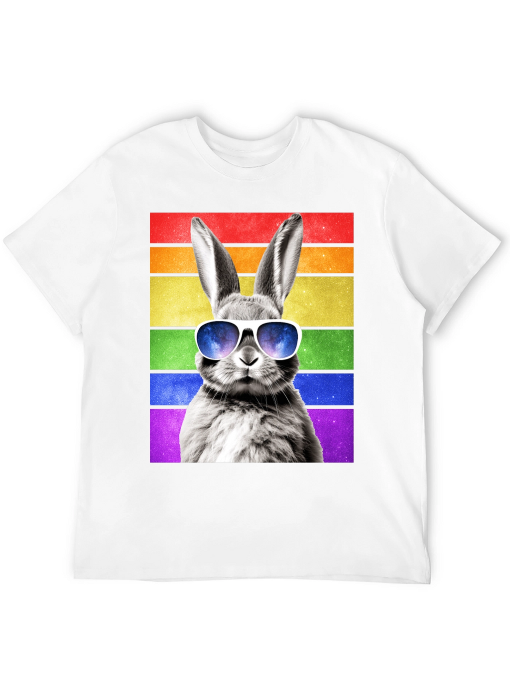 Rainbow Bunny Graphic Tee