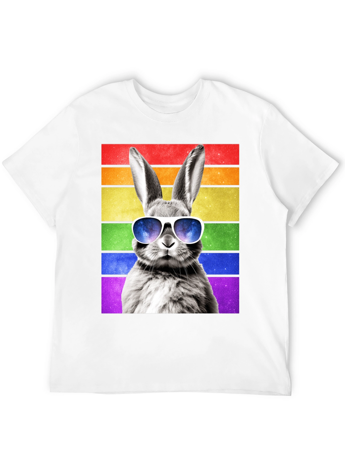 Rainbow Bunny Graphic Tee