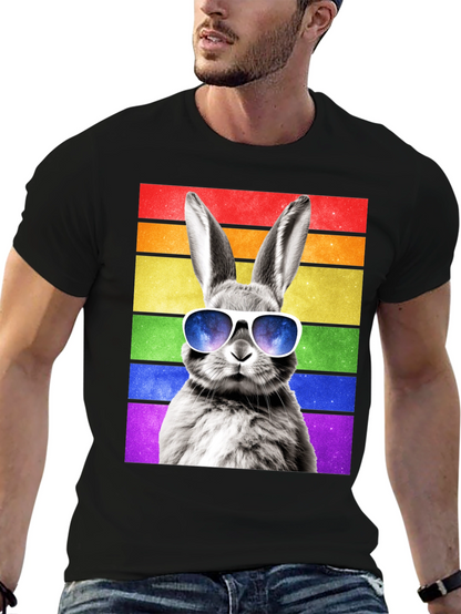 Rainbow Bunny Graphic Tee