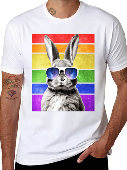 Rainbow Bunny Graphic Tee