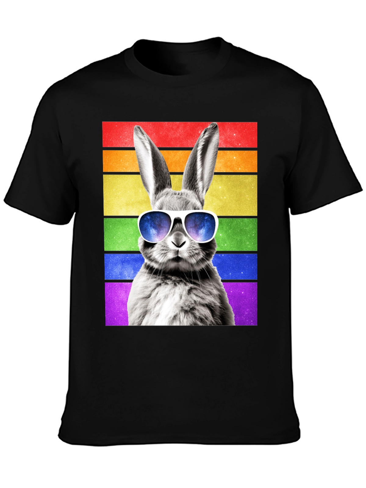 Rainbow Bunny Graphic Tee