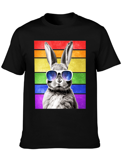 Rainbow Bunny Graphic Tee