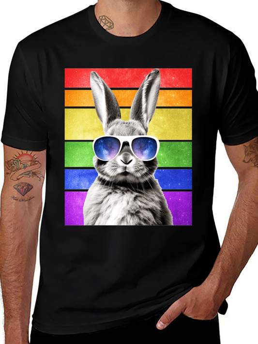 Rainbow Bunny Graphic Tee