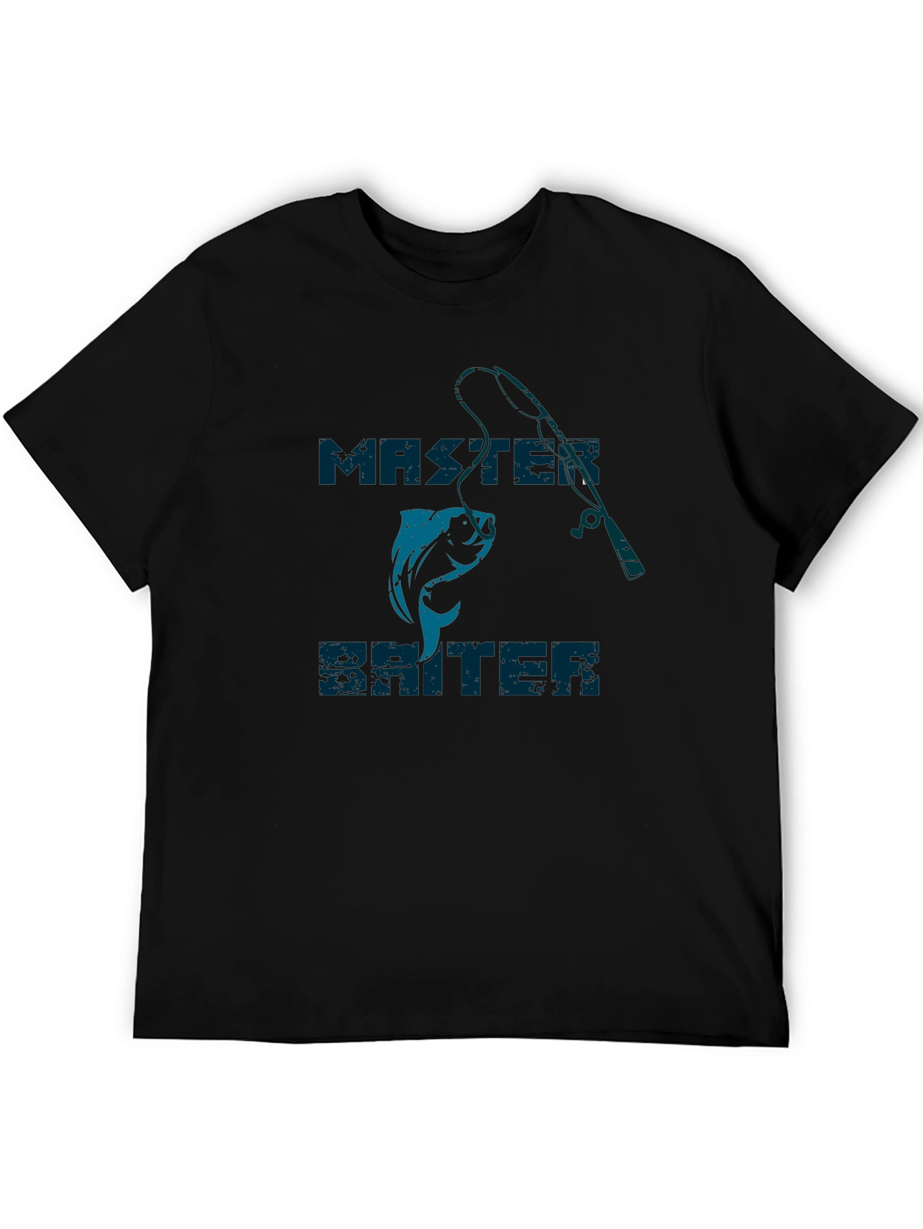 Master Baiter Fishing Graphic T-Shirt - Angler Humor Tee