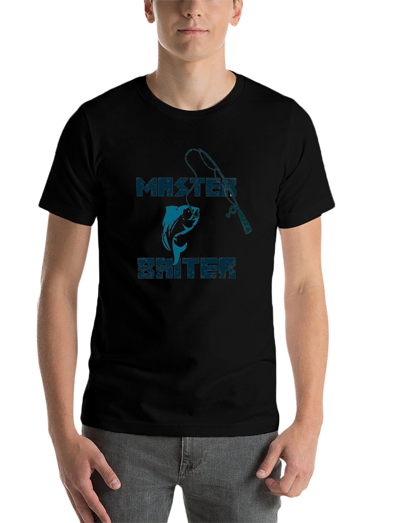 Master Baiter Fishing Graphic T-Shirt - Angler Humor Tee