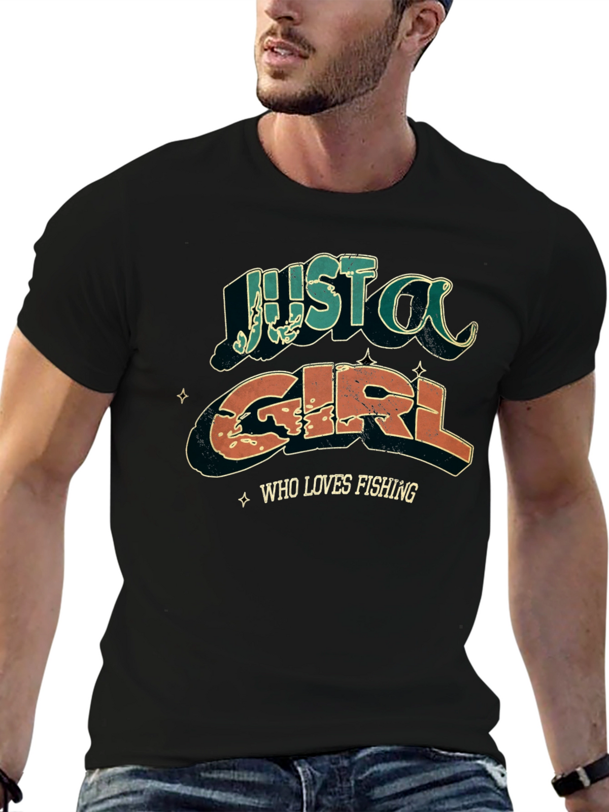Just A Girl Who Loves Fishing T-Shirt