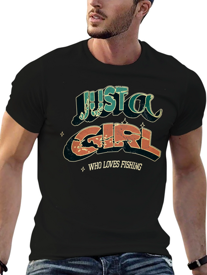 Just A Girl Who Loves Fishing T-Shirt
