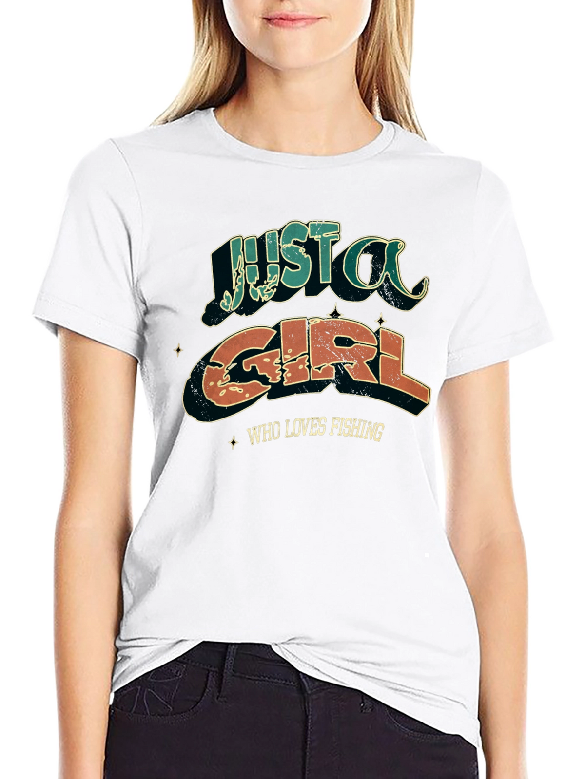 Just A Girl Who Loves Fishing T-Shirt