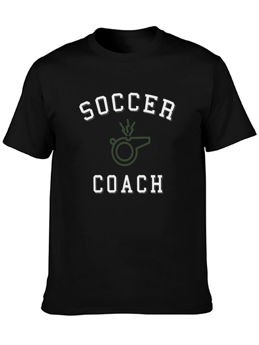 Soccer Coach T-Shirt - Whistle Graphic Tee