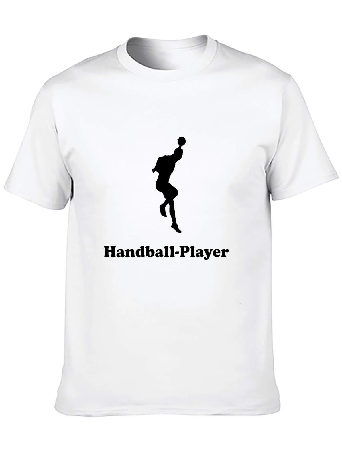 Handball Player Graphic Tee - Black