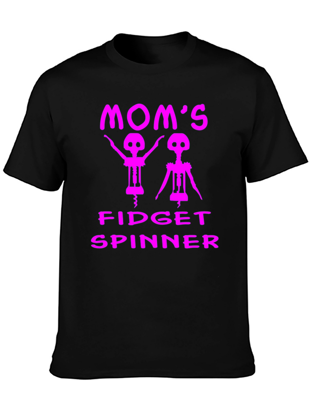 Moms Fidget Spinner Funny T-Shirt