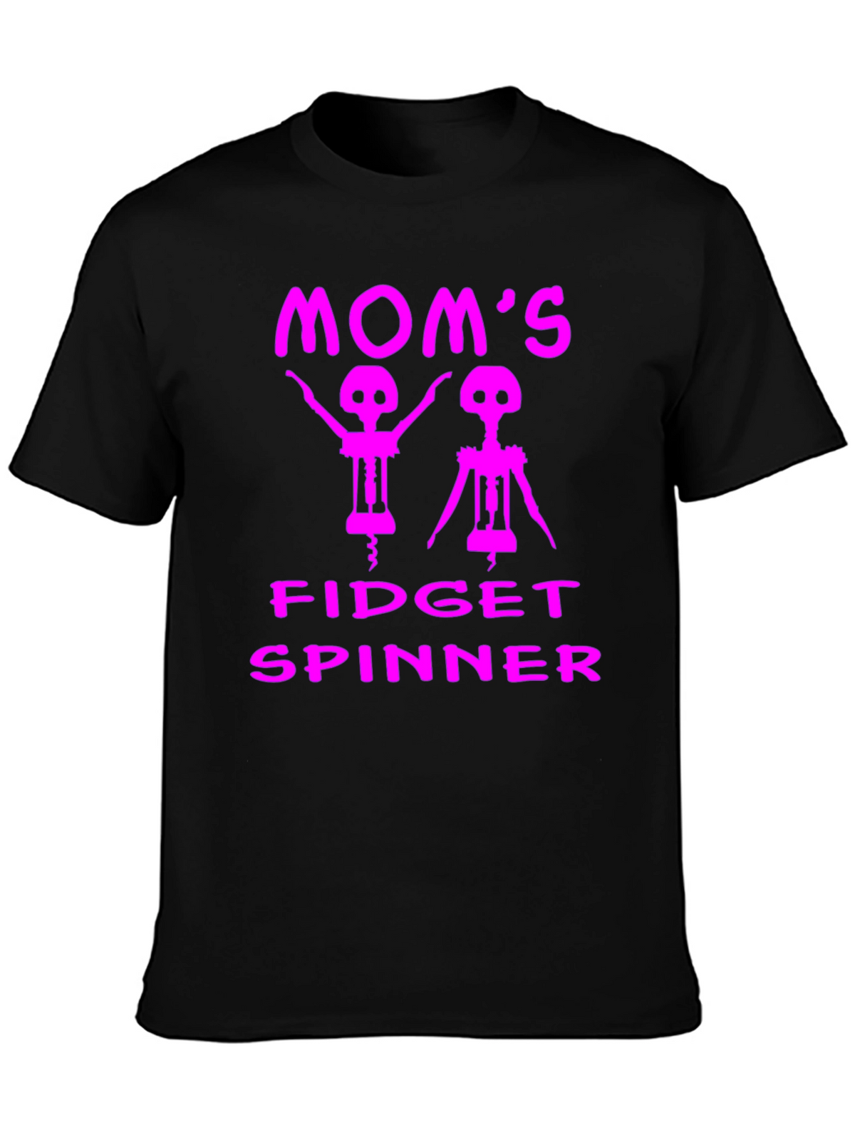 Moms Fidget Spinner Funny T-Shirt