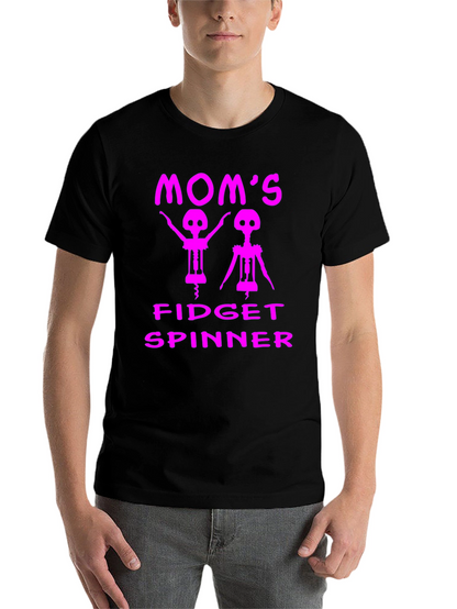 Moms Fidget Spinner Funny T-Shirt
