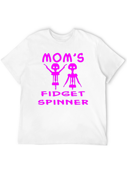 Moms Fidget Spinner Funny T-Shirt