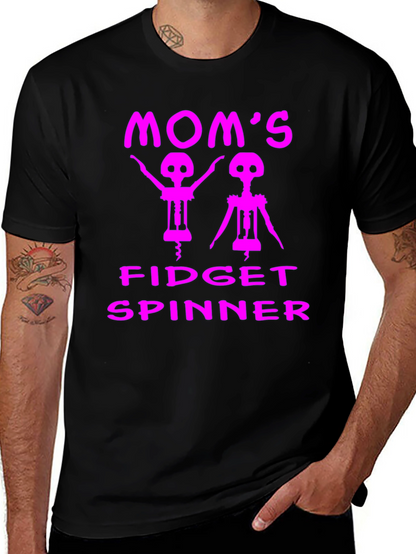 Moms Fidget Spinner Funny T-Shirt