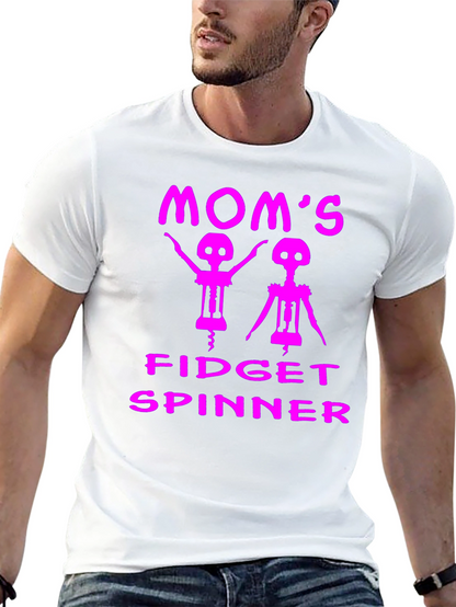 Moms Fidget Spinner Funny T-Shirt