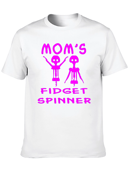 Moms Fidget Spinner Funny T-Shirt