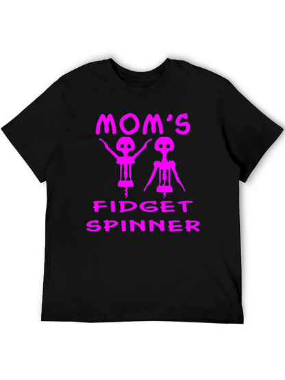 Moms Fidget Spinner Funny T-Shirt