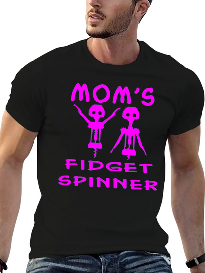 Moms Fidget Spinner Funny T-Shirt