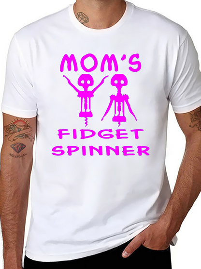 Moms Fidget Spinner Funny T-Shirt