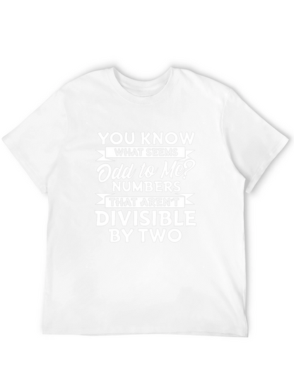 Funny Math T-Shirt - Odd Numbers Humor Tee