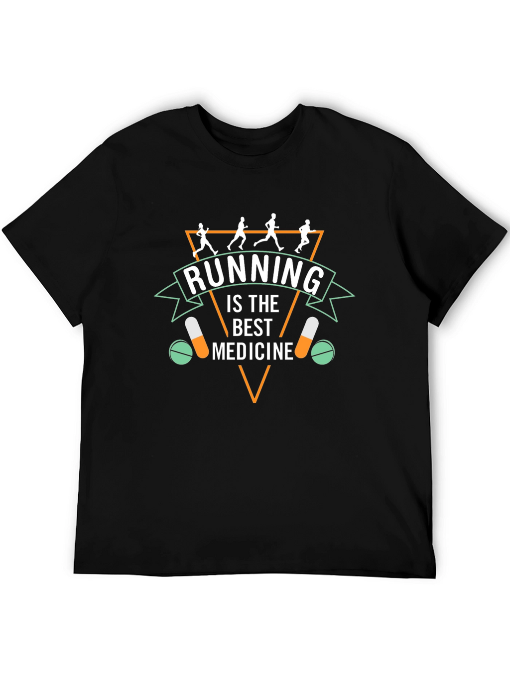 Running is the Best Medicine Graphic Tee