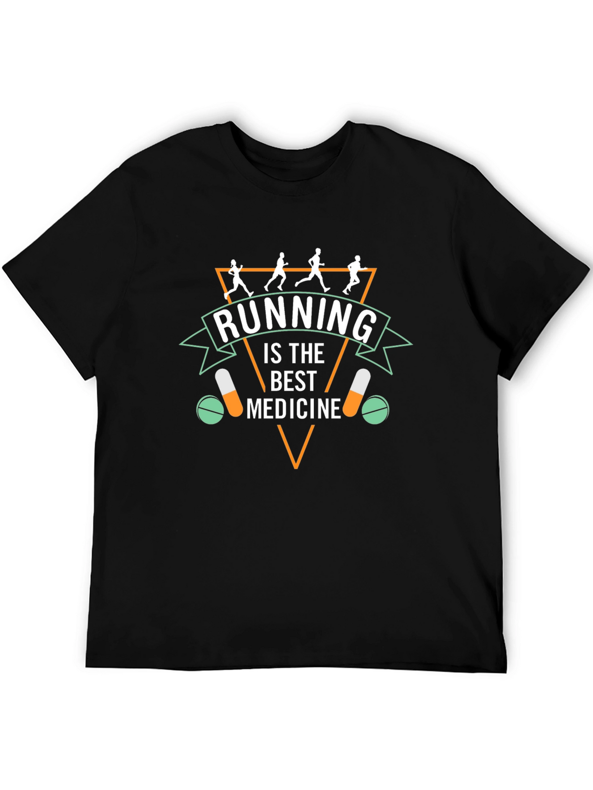 Running is the Best Medicine Graphic Tee