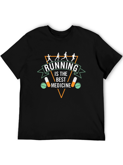 Running is the Best Medicine Graphic Tee
