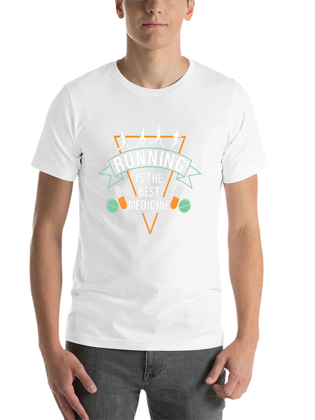 Running is the Best Medicine Graphic Tee