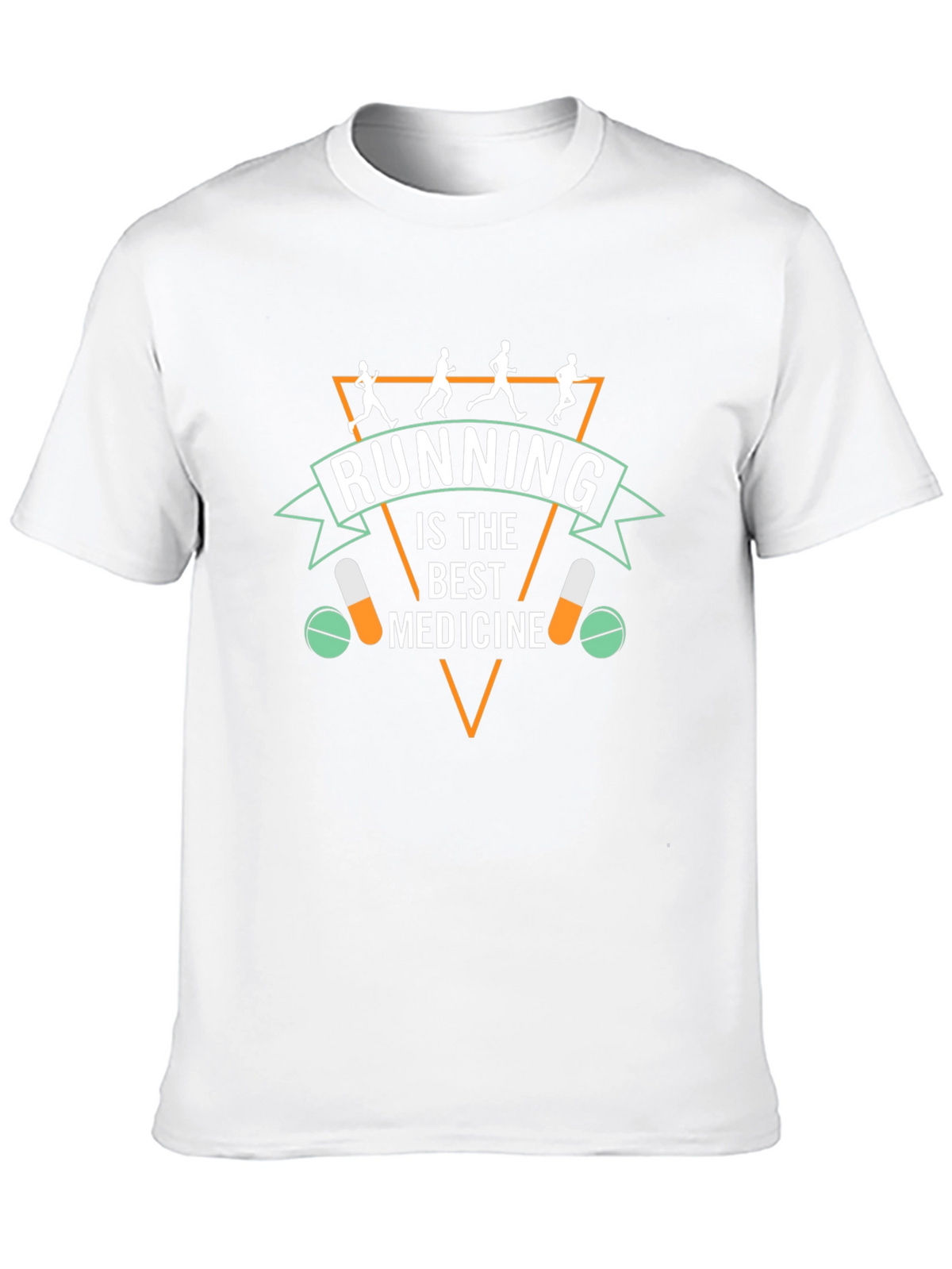 Running is the Best Medicine Graphic Tee