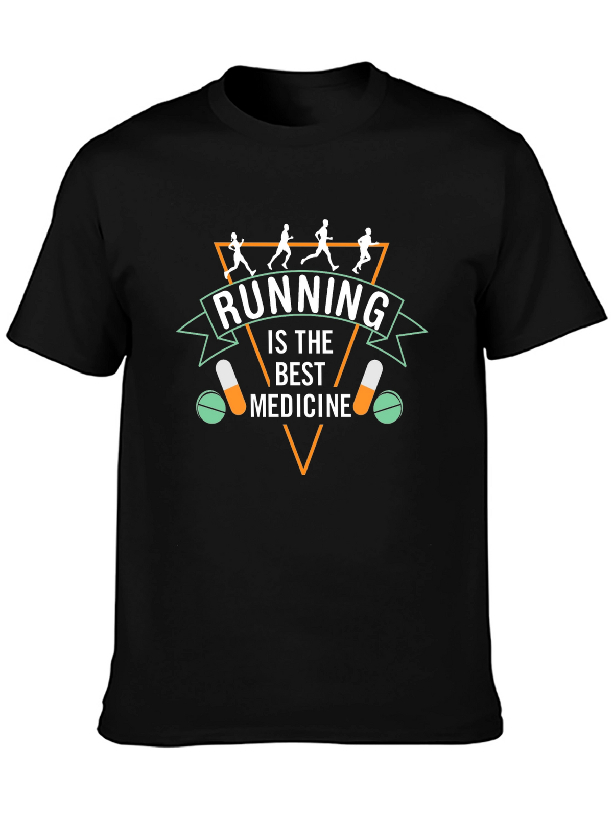 Running is the Best Medicine Graphic Tee