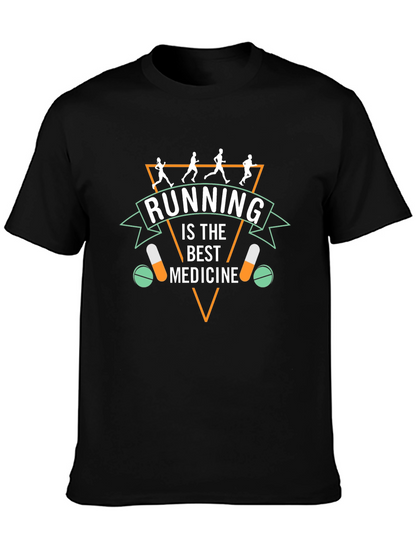 Running is the Best Medicine Graphic Tee