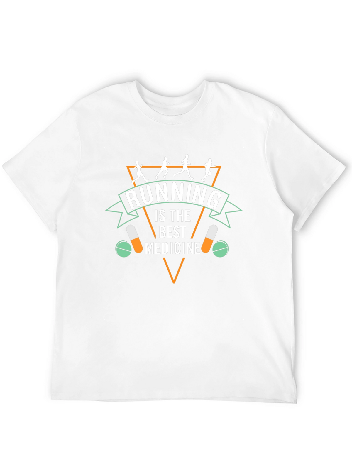 Running is the Best Medicine Graphic Tee