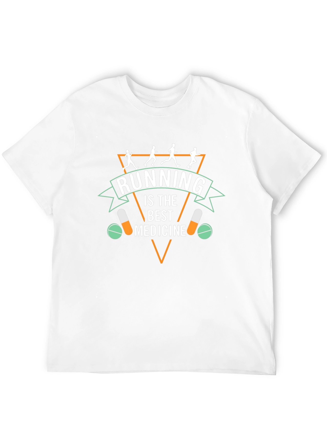 Running is the Best Medicine Graphic Tee