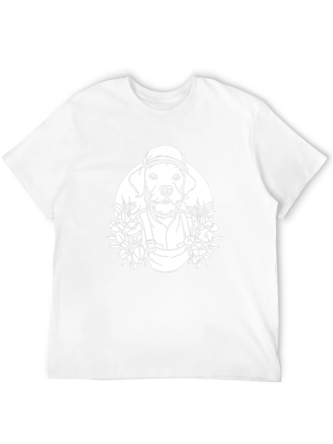 Dog Gardener Graphic T-Shirt - Black Cotton Tee