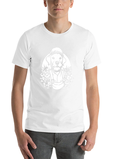 Dog Gardener Graphic T-Shirt - Black Cotton Tee