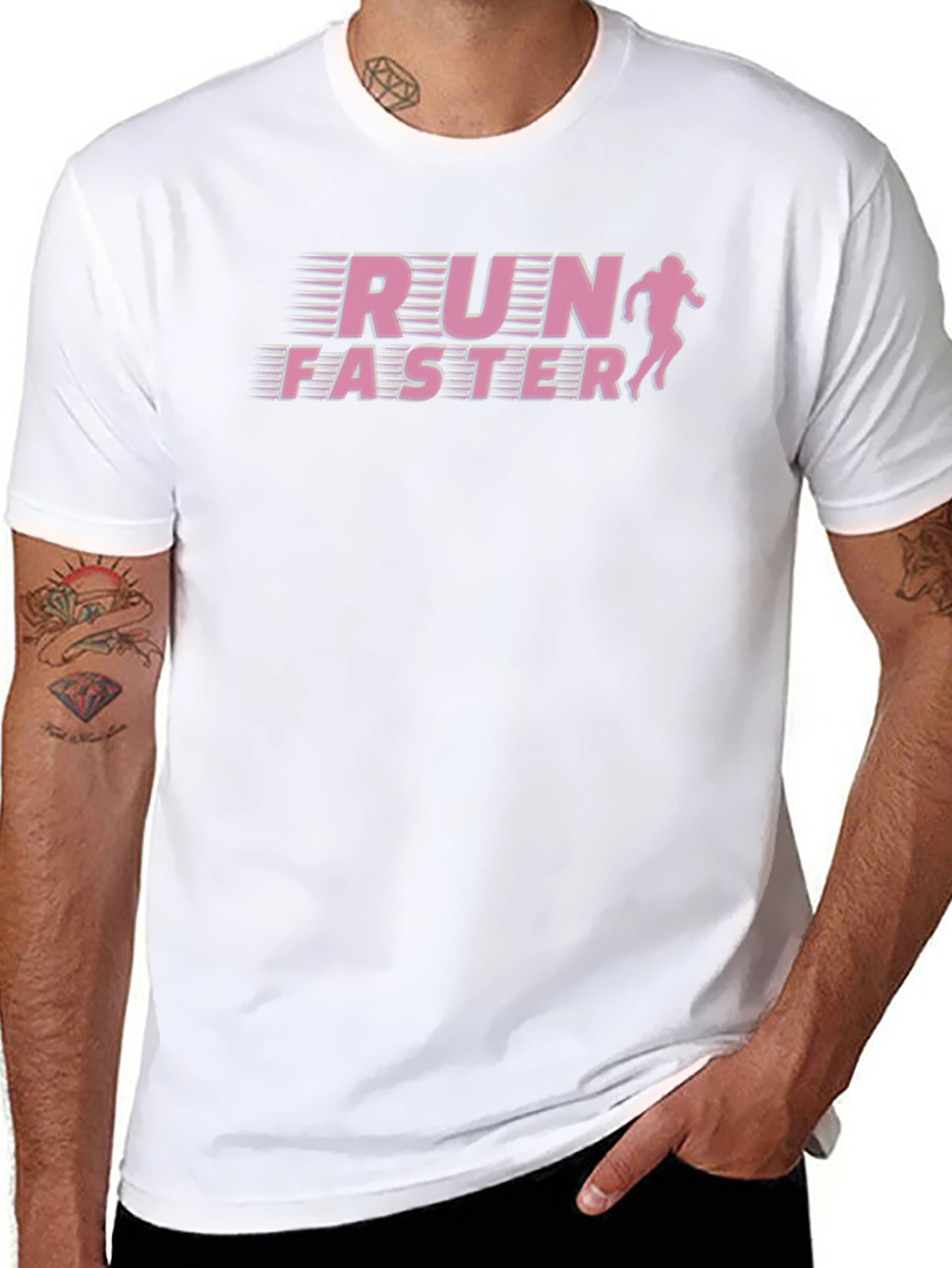 Run Faster T-Shirt - Athletic Performance Tee