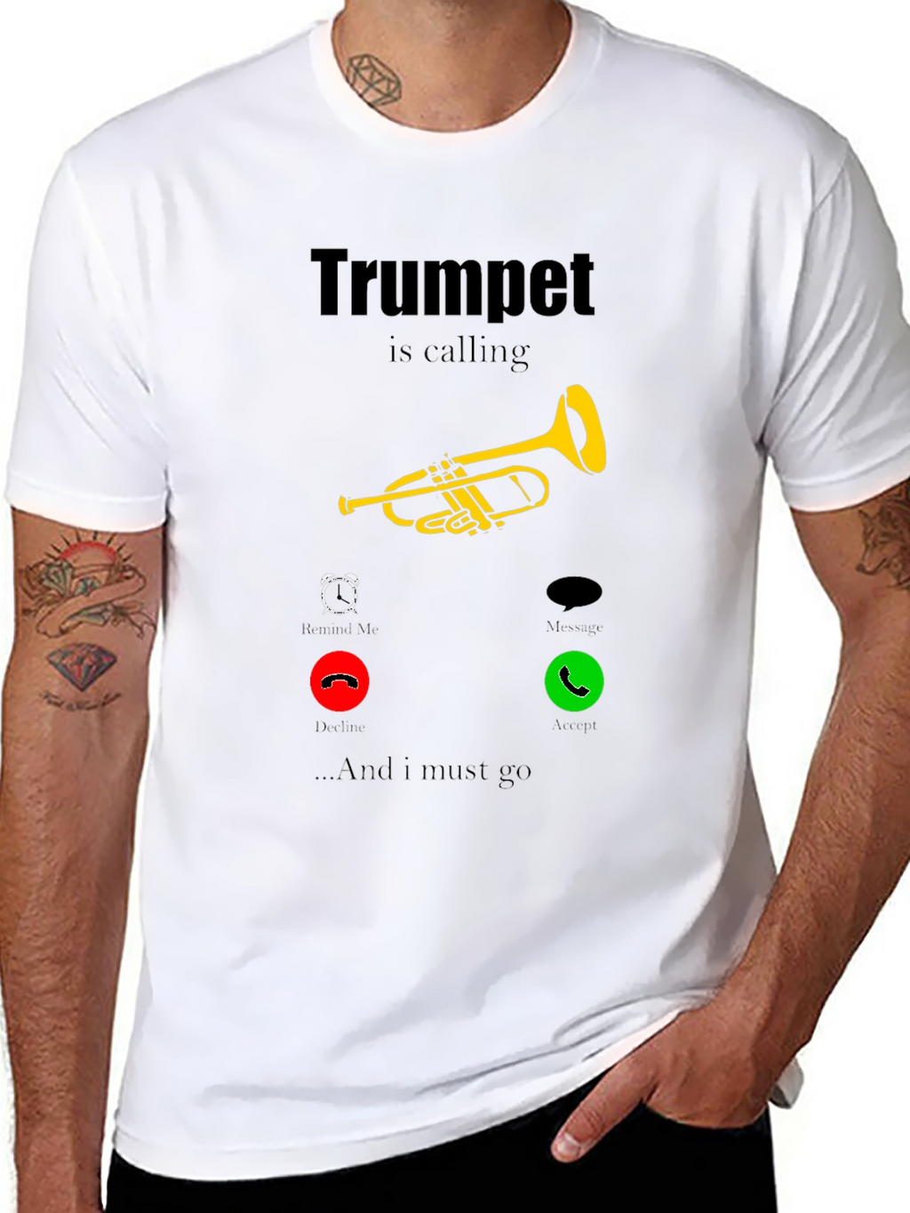 Trumpet is Calling T-Shirt - Musician Humor