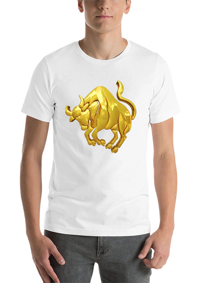 Golden Bull Graphic Black T-Shirt