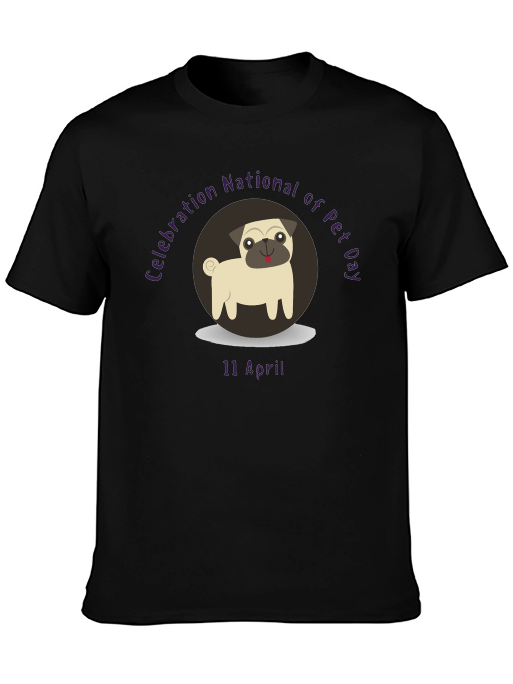 National Pet Day T-Shirt - Pug