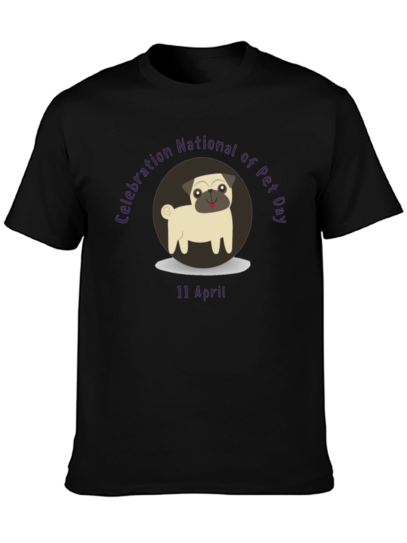 National Pet Day T-Shirt - Pug
